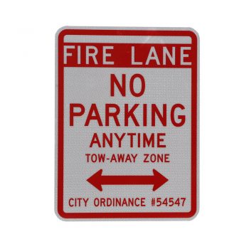 Fire Lane Sign