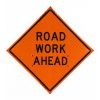 Roll Up Sign Road Work Ahead - Flasher Equipment