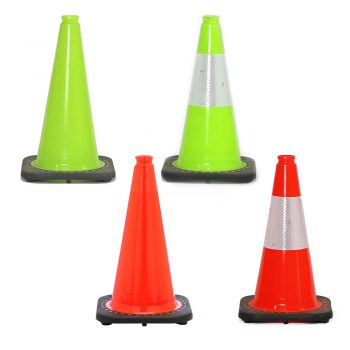 18-inch Traffic Cones - Flasher Equipment Company San Antonio Texas